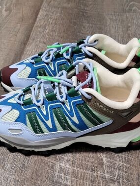 Trail Running Shoes in Blue & Green - SALOMON Style